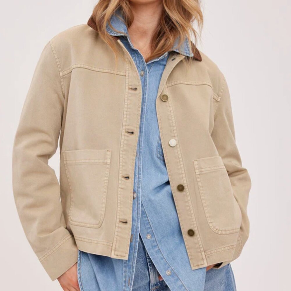 Gentle Fawn - Archer Jacket in Tan - Size XS